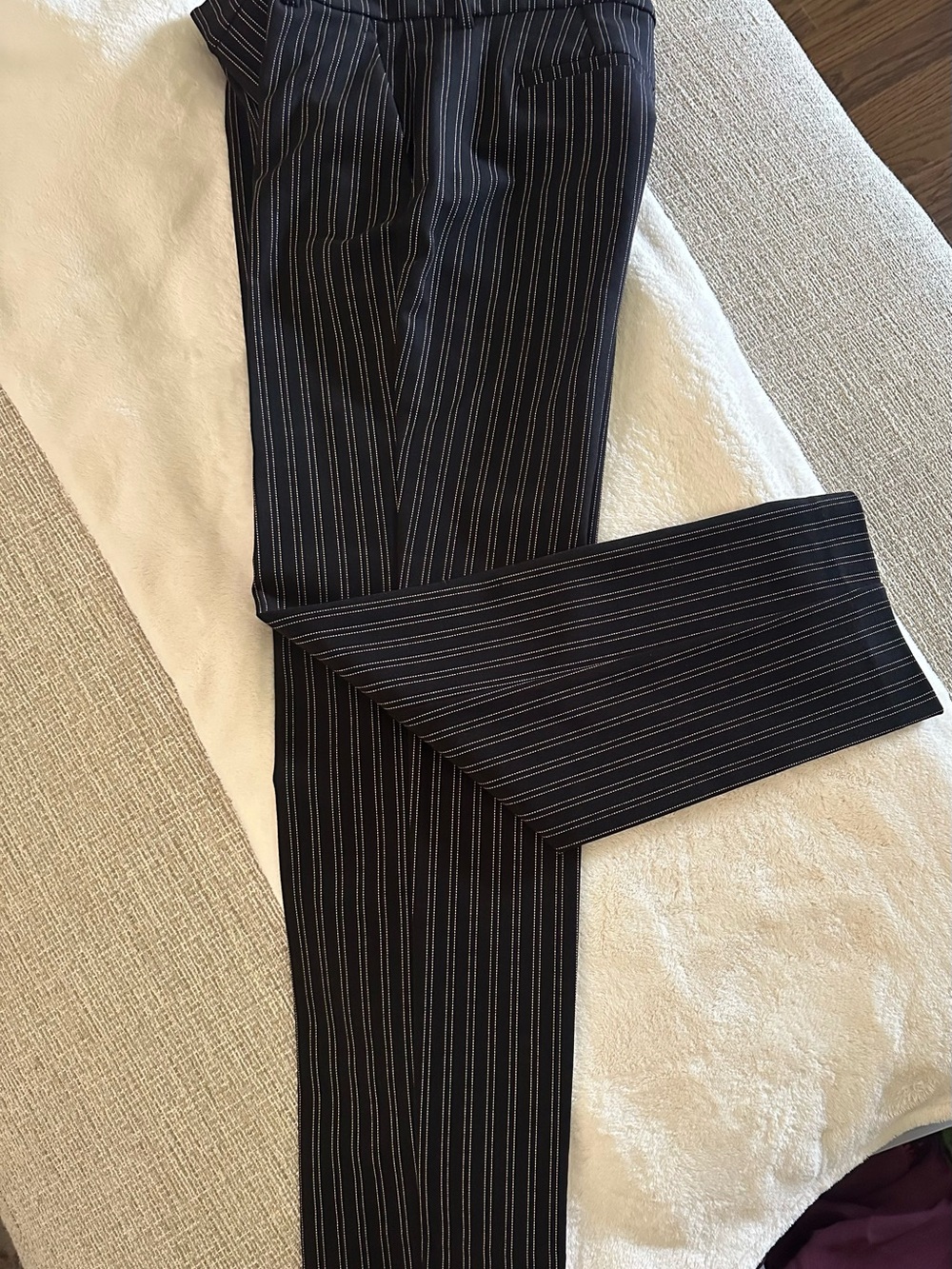 Liverpool Black/Gold Pinstripe Women's Trousers